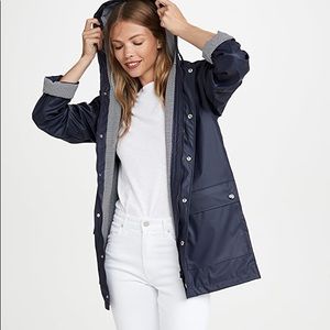Petit Bateau Navy Raincoat Sz Small